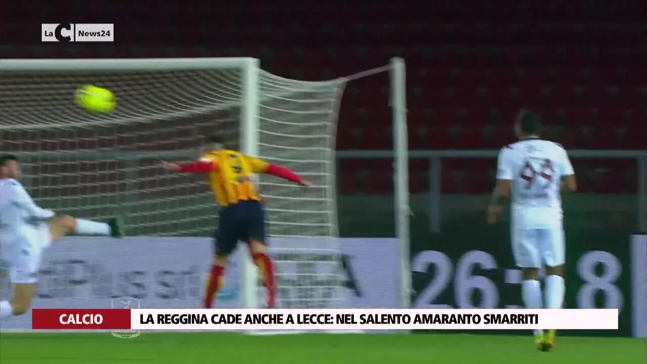 La Reggina cade anche a Lecce, nel salento amaranto smarriti