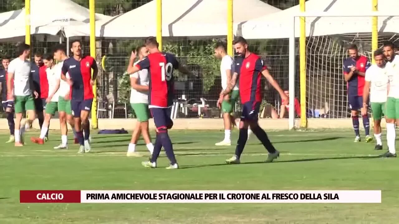 Prima amichevole stagionale per il Crotone al fresco della Sila