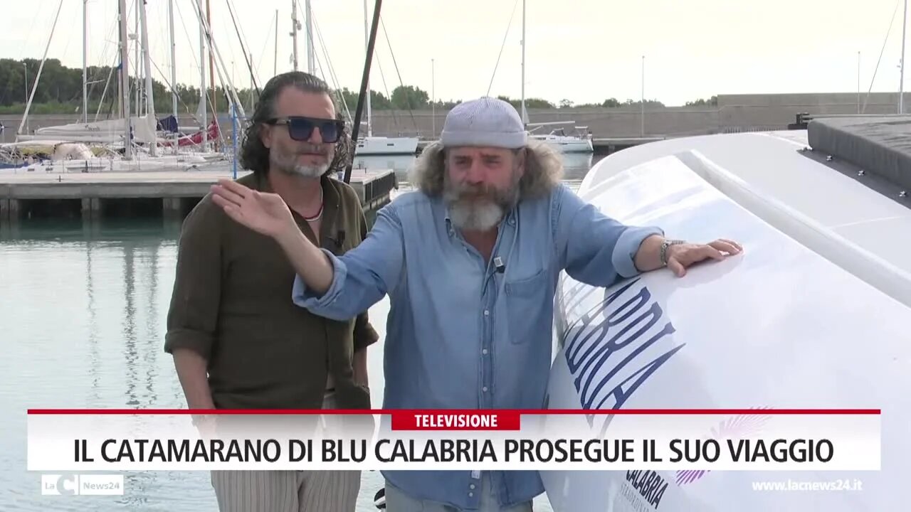 Il Catamarano di Blu Calabria prosegue il suo viaggio