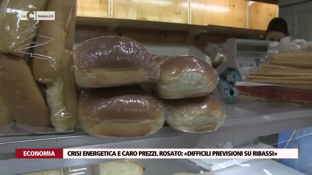 Crisi energetica e caro prezzi, Rosato: «Difficili previsioni su ribassi»