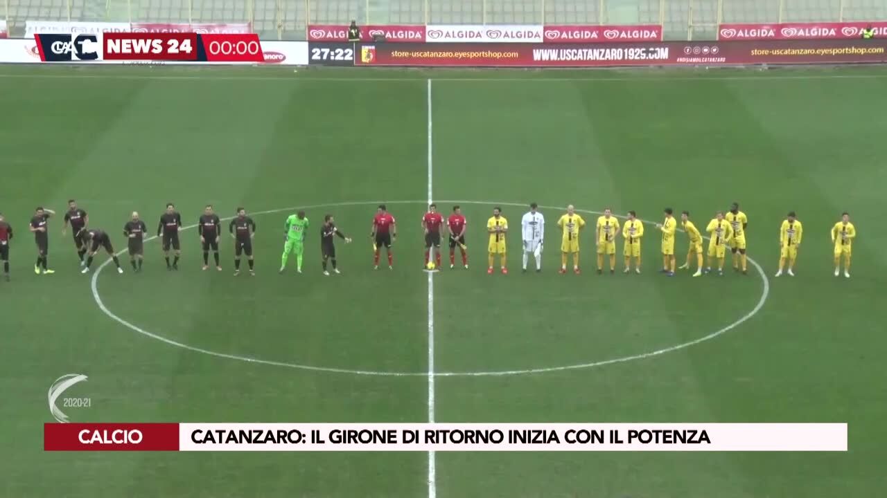 Catanzaro: il girone di ritorno inizia con il Potenza
