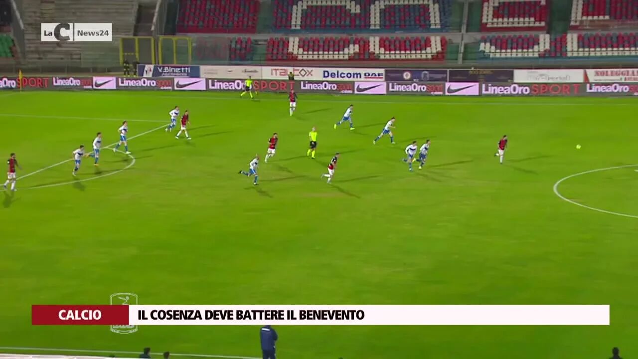 Il Cosenza deve battere il Benevento