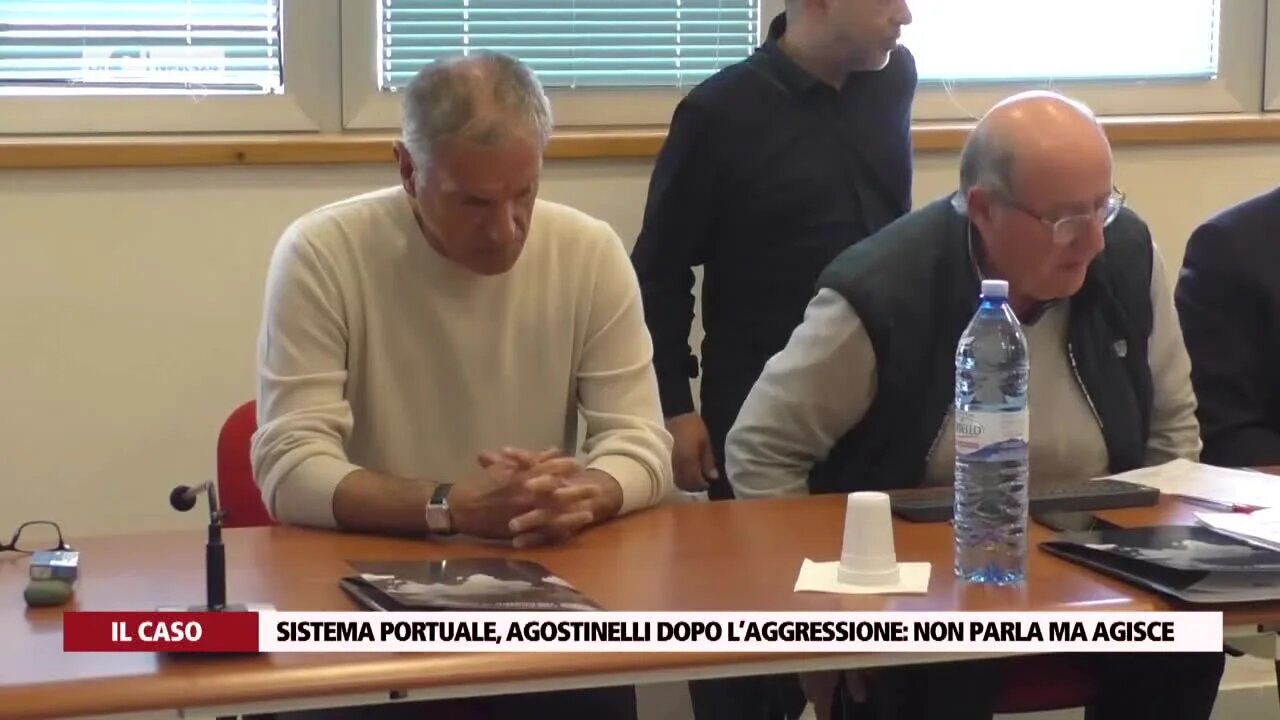 Sistema portuale, Agostinelli dopo l’aggressione: non parla ma agisce