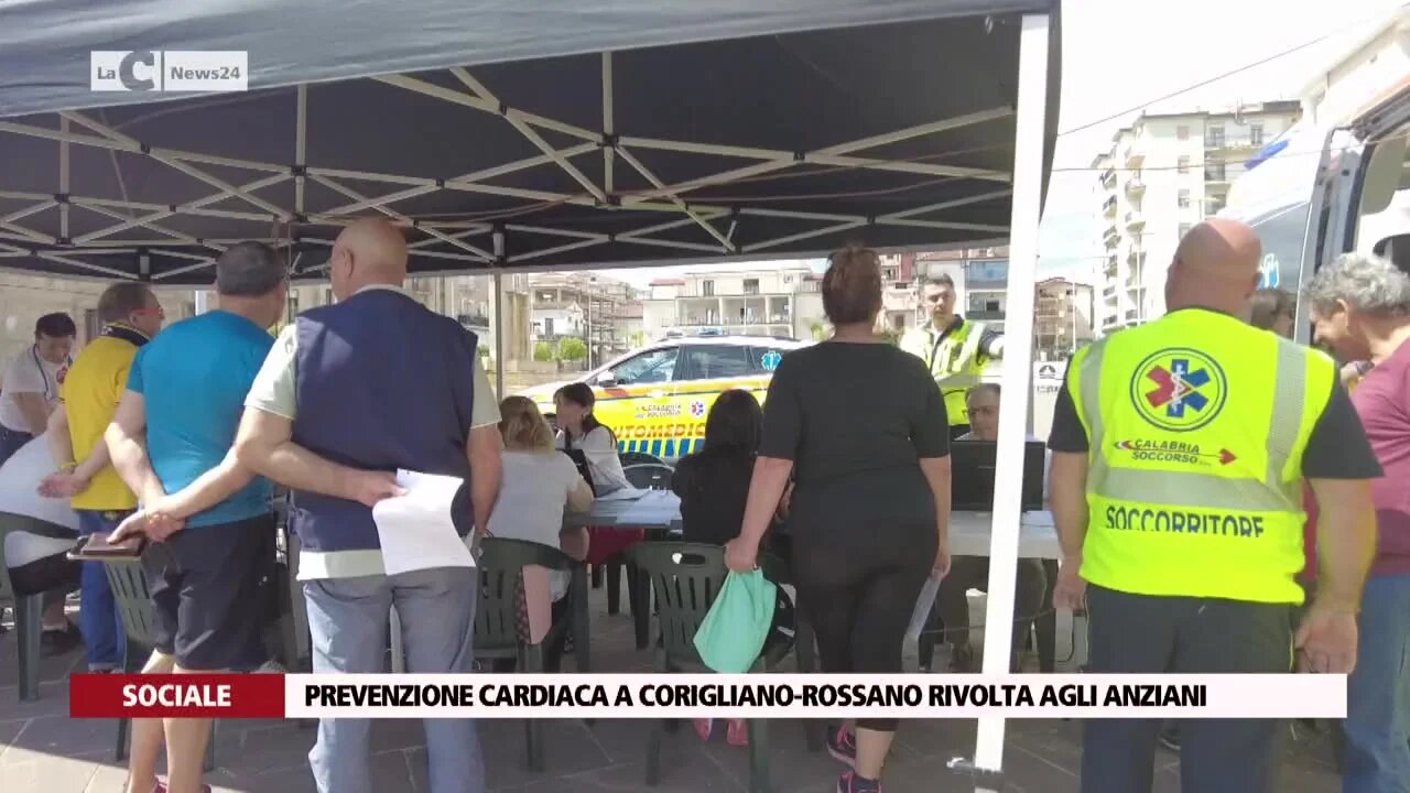 Prevenzione cardiaca a Corigliano-Rossano rivolta agli anziani