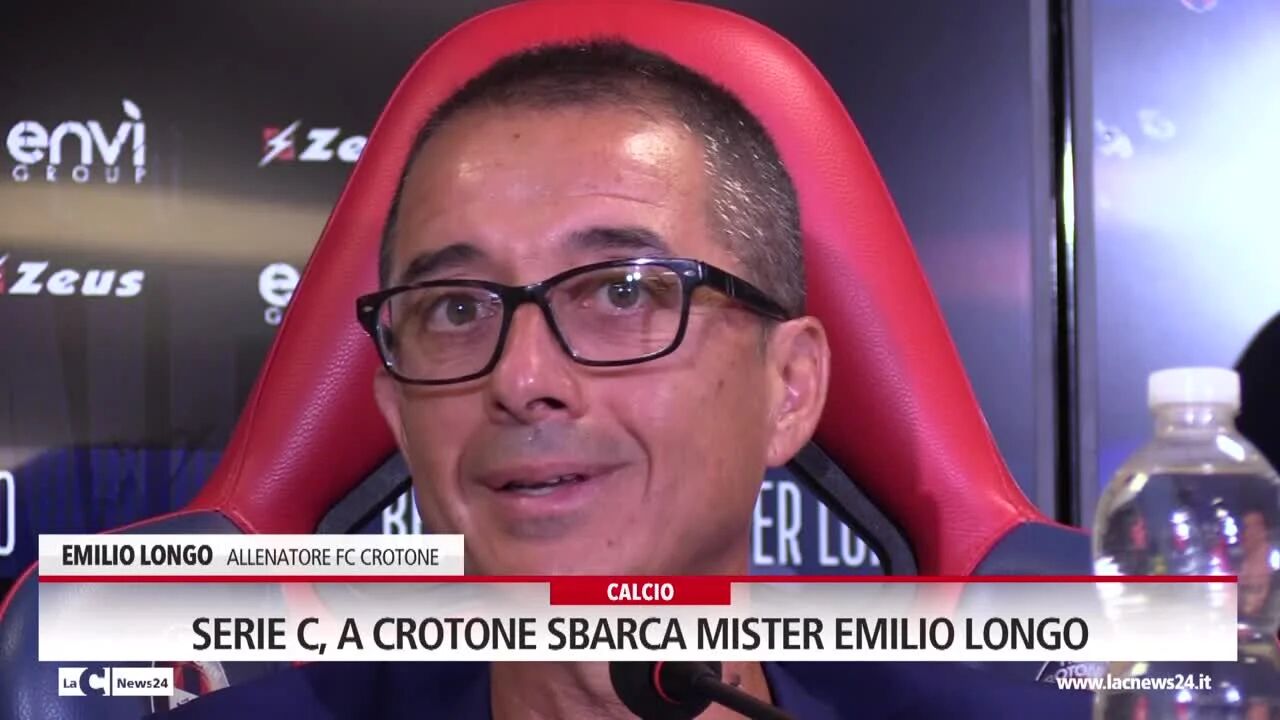 Serie C, a Crotone sbarca mister Emilio Longo