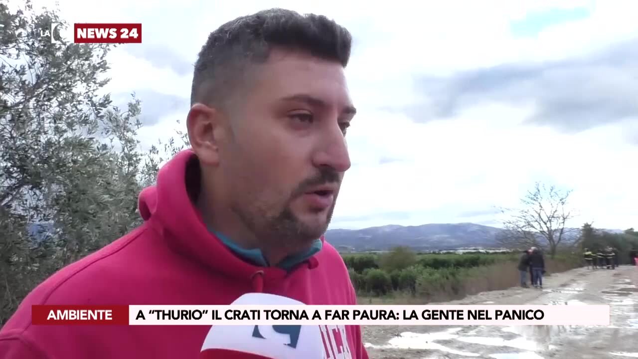 A “Thurio” il Crati torna a far paura la gente nel panico