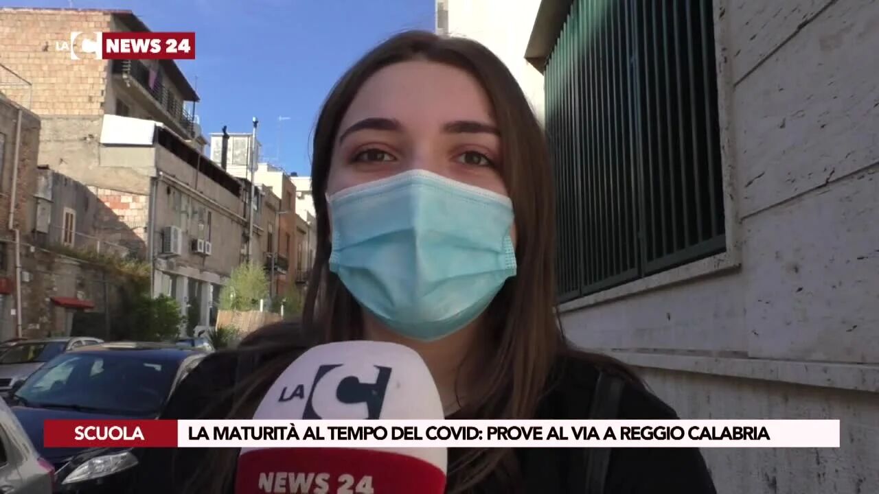 La maturità al tempo del covid: prove al via a Reggio Calabria