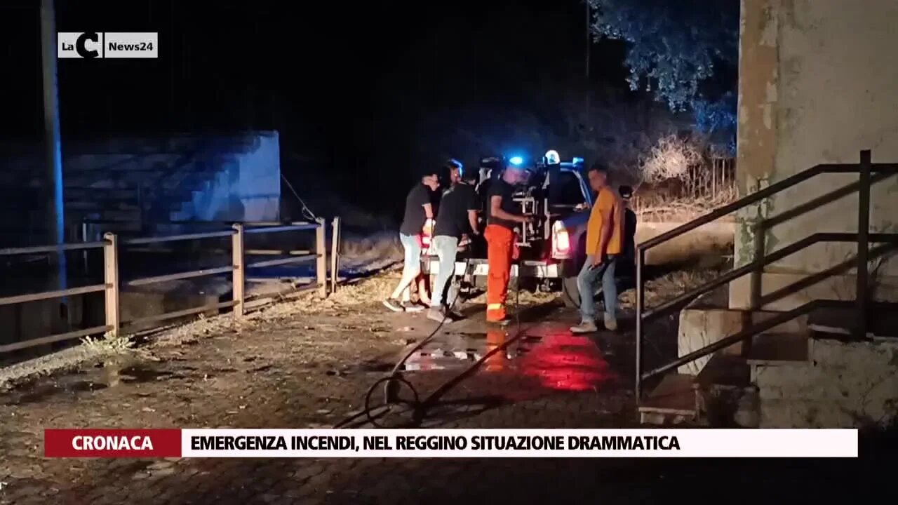 Emergenza incendi, nel reggino situazione drammatica