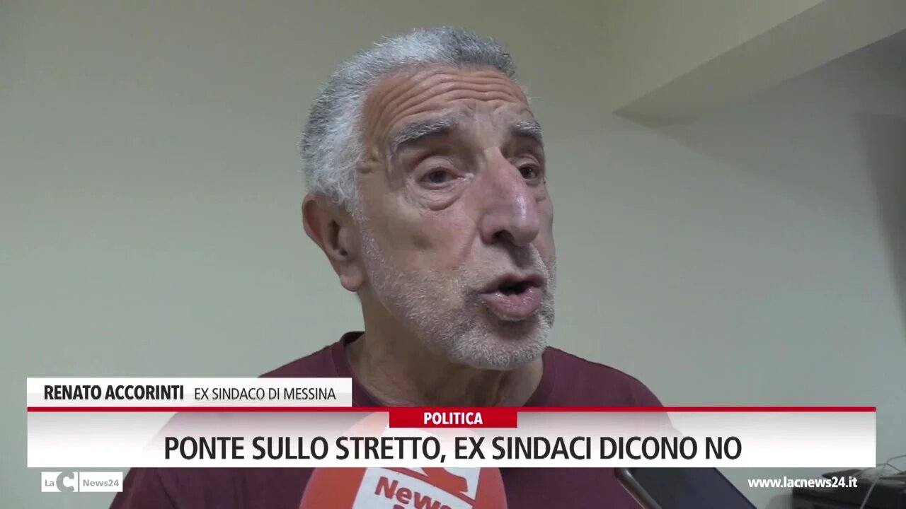 Ponte sullo Stretto, ex sindaci dicono no