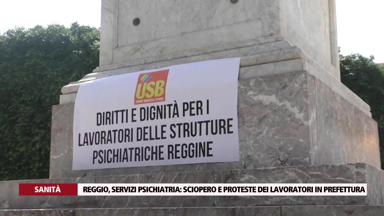 Reggio, servizi psichiatria: sciopero e proteste dei lavoratori in Prefettura