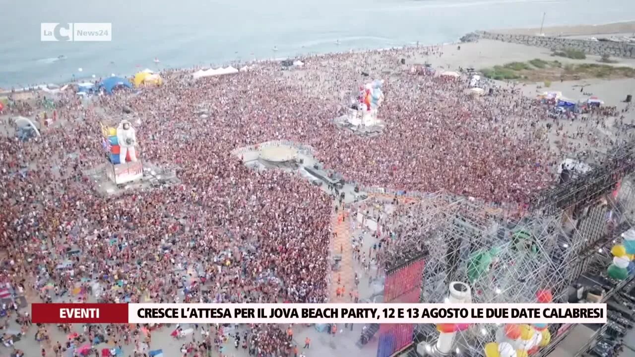 Cresce l’attesa per il Jova Beach Party, 12 e 13 agosto le due date calabresi