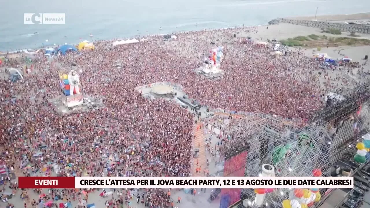 Cresce l’attesa per il Jova Beach Party a Roccella Jonica, il 12 e il 13 agosto le due date calabresi