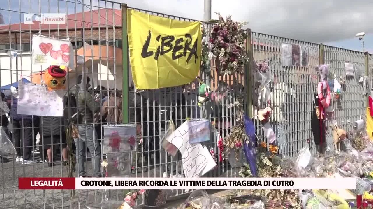 Crotone, Libera ricorda le vittime della tragedia di Cutro