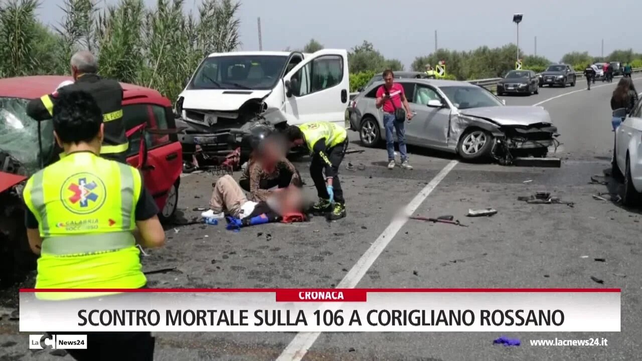 Scontro mortale sulla 106 a Corigliano Rossano