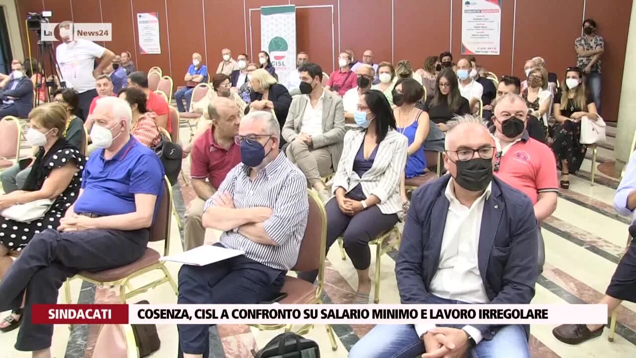 Cosenza, Cisl a confronto su salario minimo e lavoro irregolare