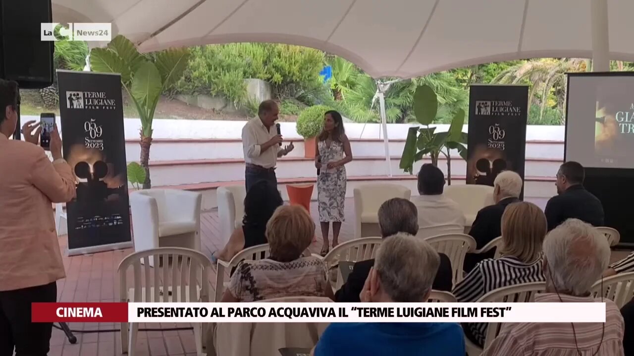 Presentato al parco Acquaviva il “Terme Luigiane Film Fest”