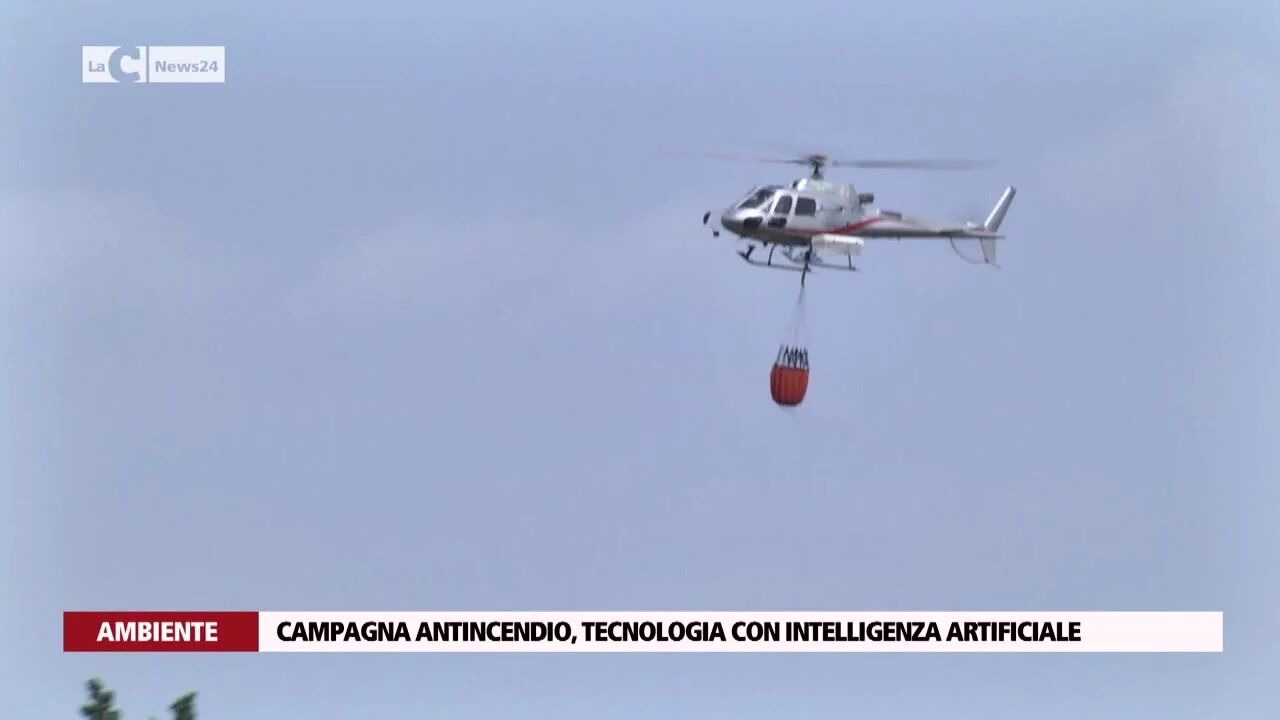 Campagna antincendio, tecnologia con intelligenza artificiale