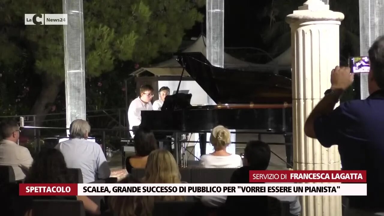 Scalea, grande successo di pubblico per Vorrei essere un pianista