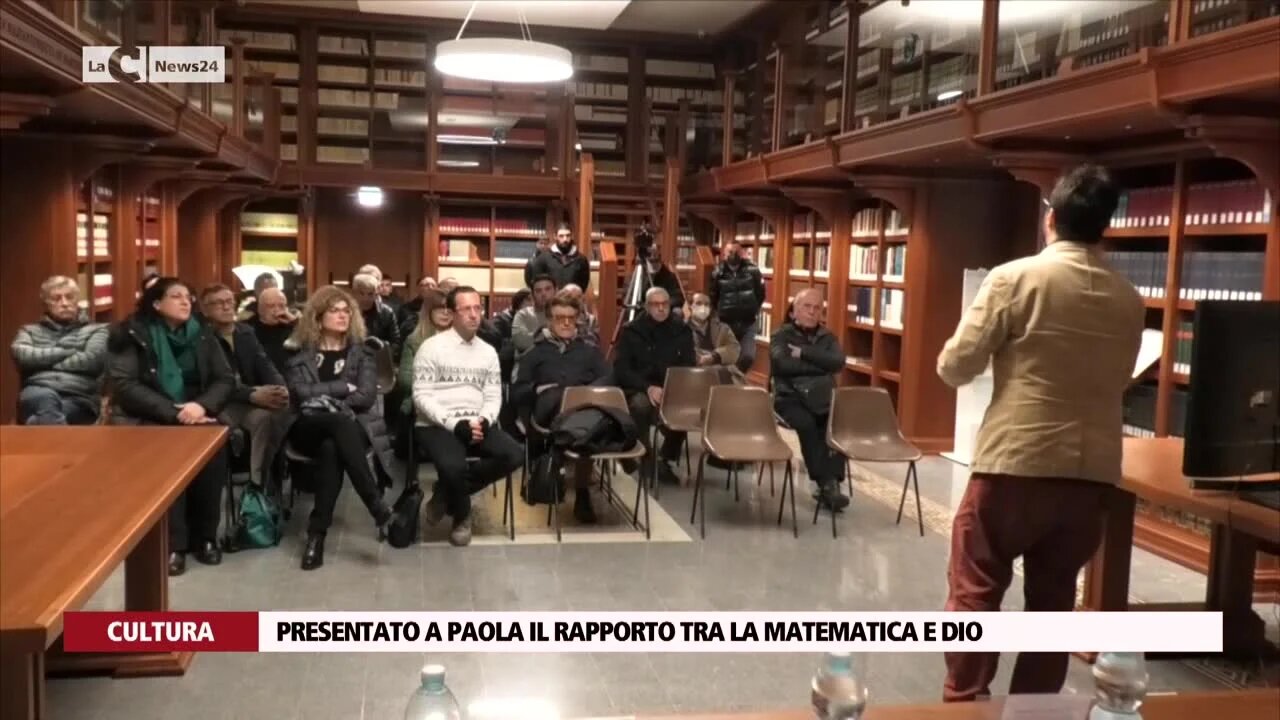 Presentato a Paola il rapporto tra la matematica e dio