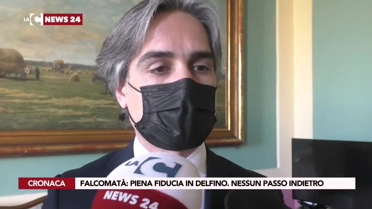 Falcomatà: piena fiducia in Delfino. Nessun passo indietro