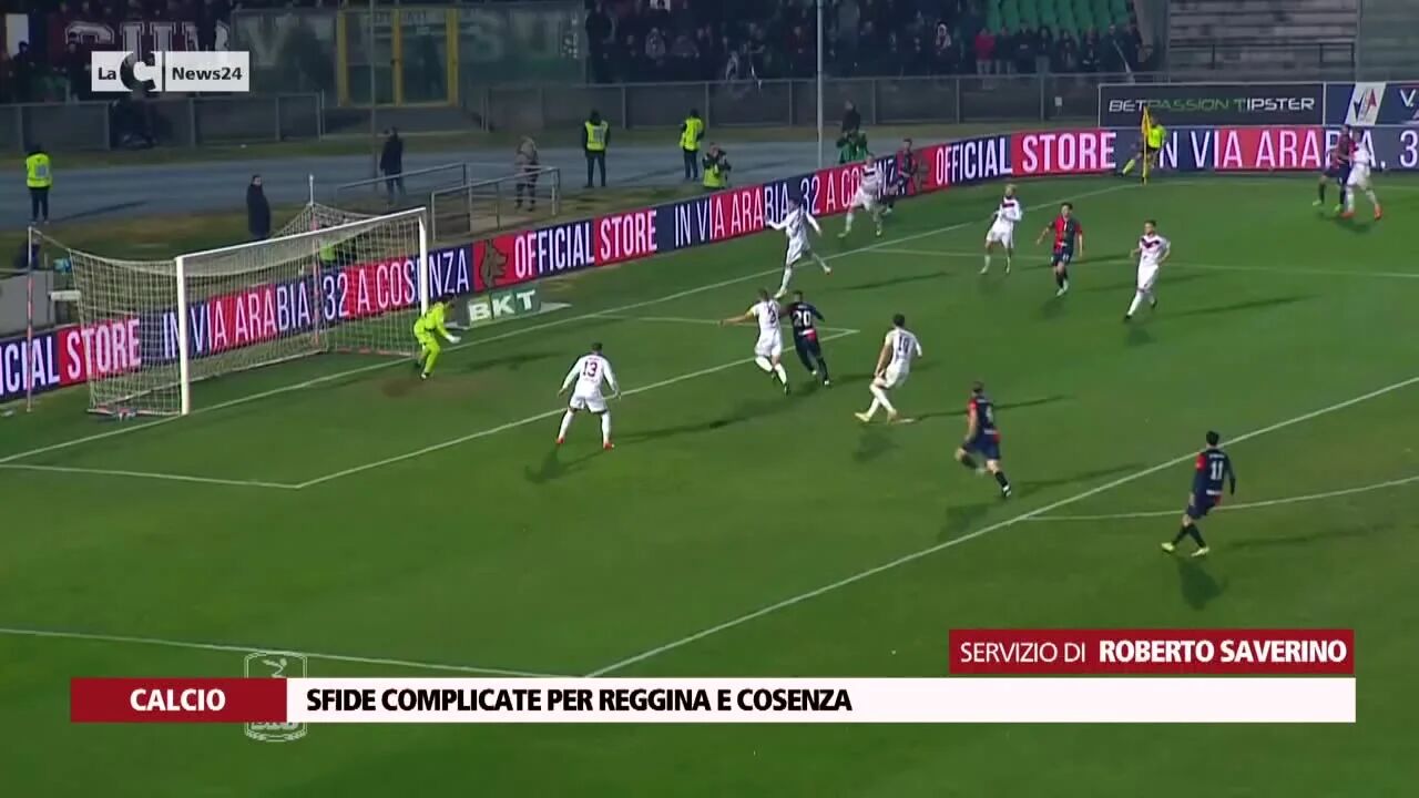 Sfide complicate per Reggina e Cosenza