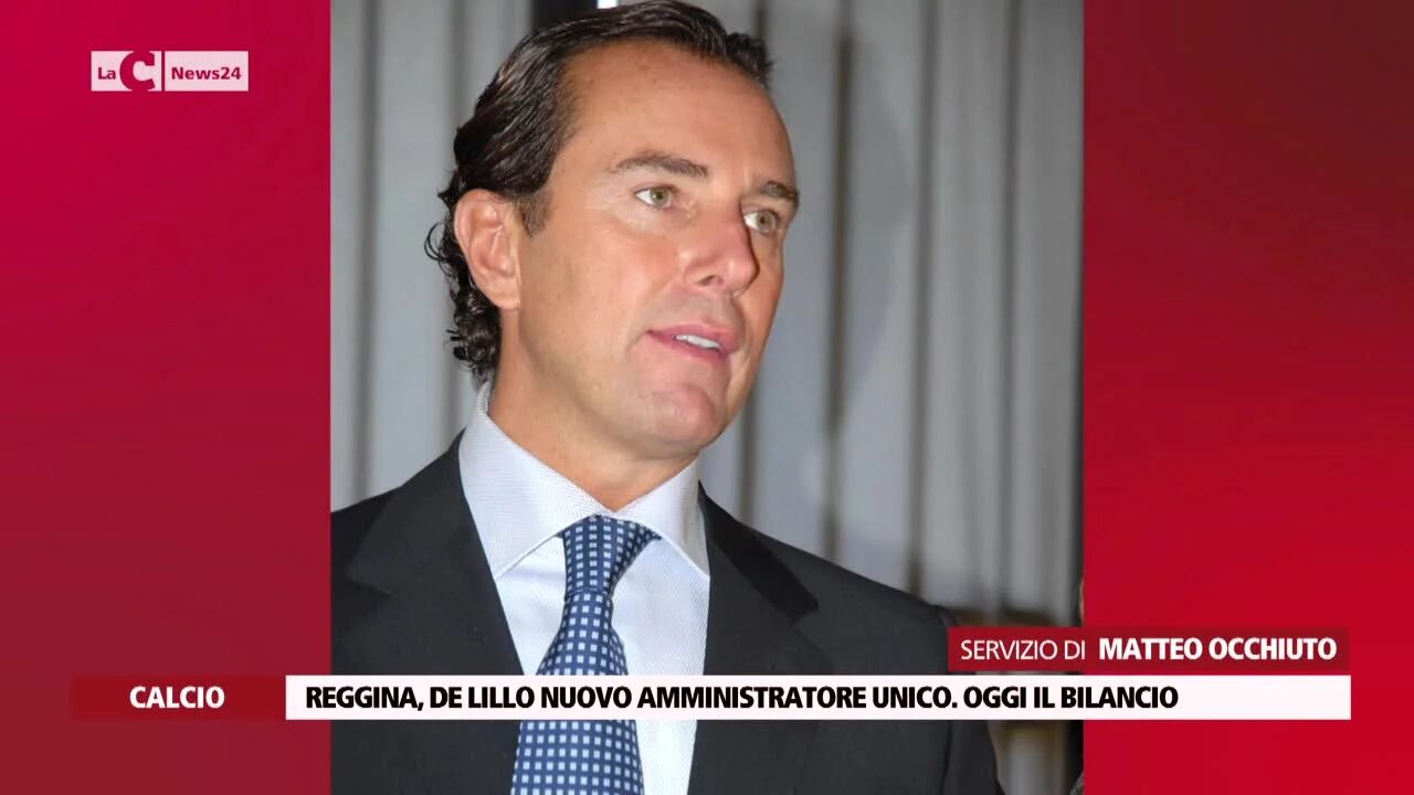 Reggina, De Lillo nuovo amministratore unico. Oggi il bilancio