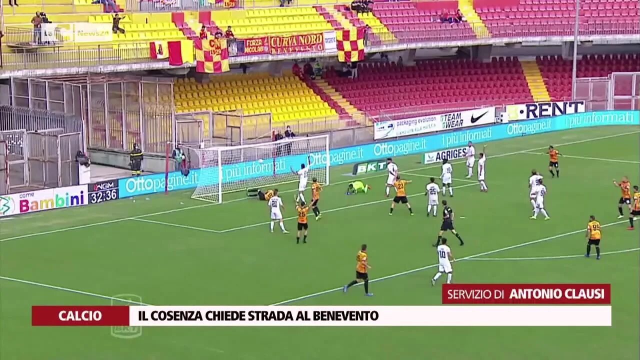 Il Cosenza chiede strada al Benevento