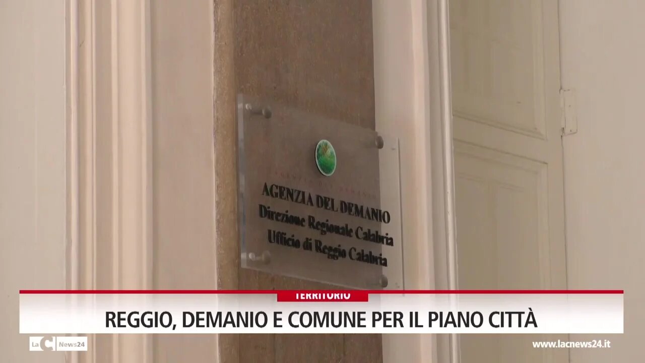 Reggio, Demanio e Comune per il piano città