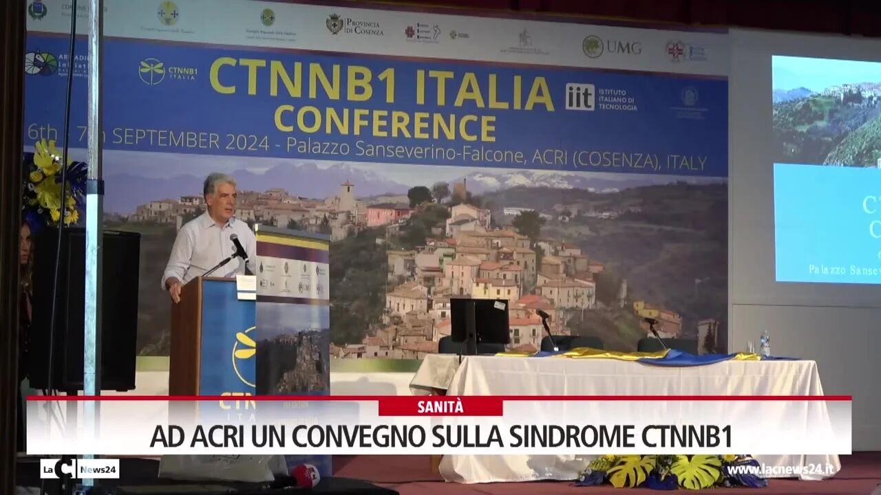 Ad Acri un convegno sulla sindrome CTNNB1