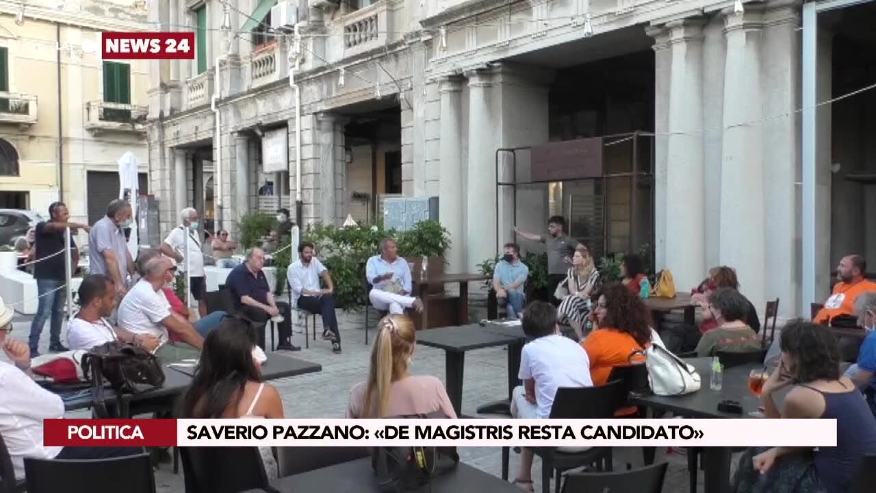 Saverio Pazzano: «De Magistris resta candidato»
