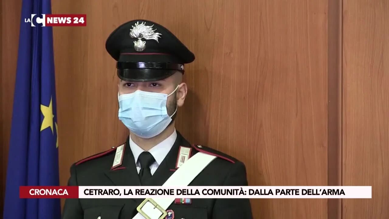 Intimidazione ai carabinieri a Cetraro, la comunità: «Dalla parte dell’Arma»