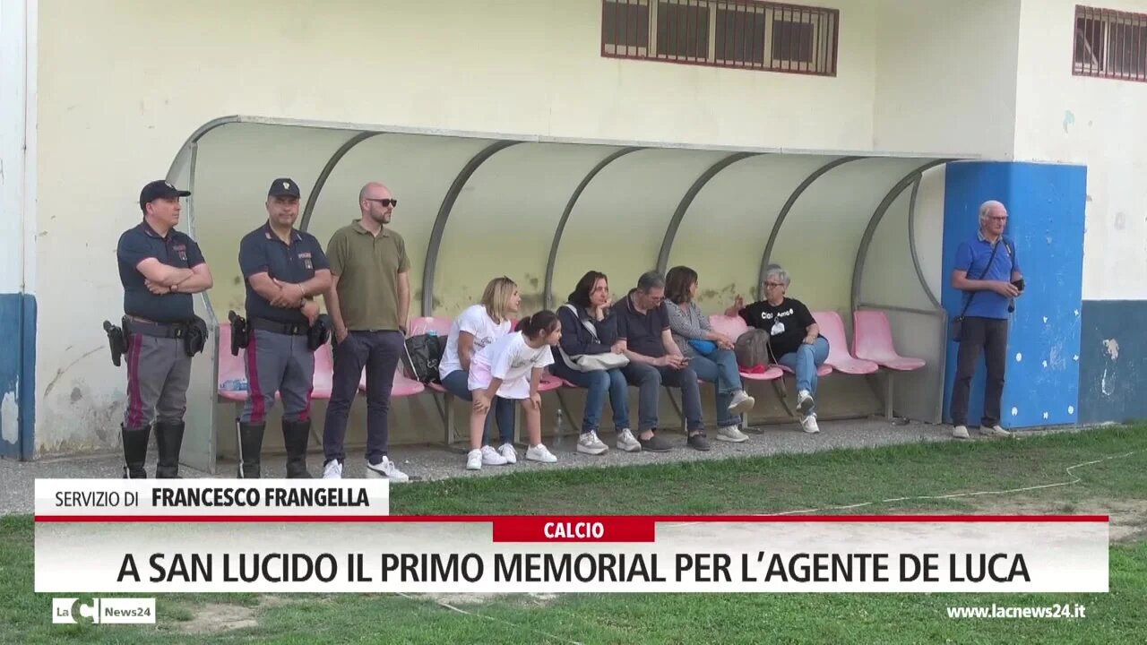 A San Lucido il primo memorial per l’agente De Luca