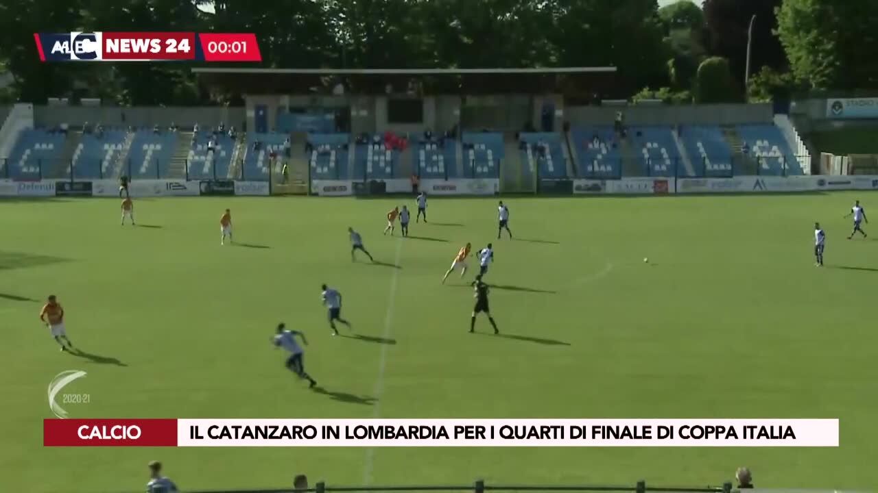 Il Catanzaro in Lombardia per i quarti di finale di Coppa Italia