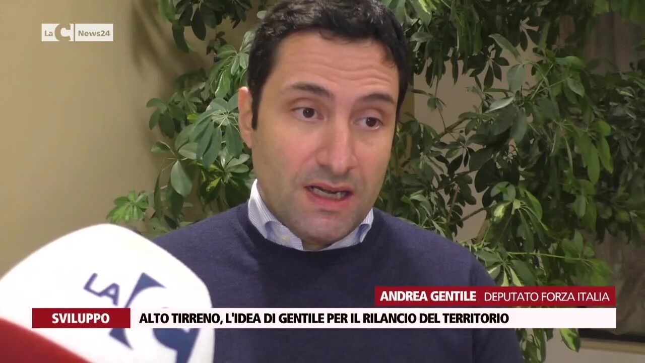 Alto Tirreno, l'idea di Gentile per il rilancio del territorio