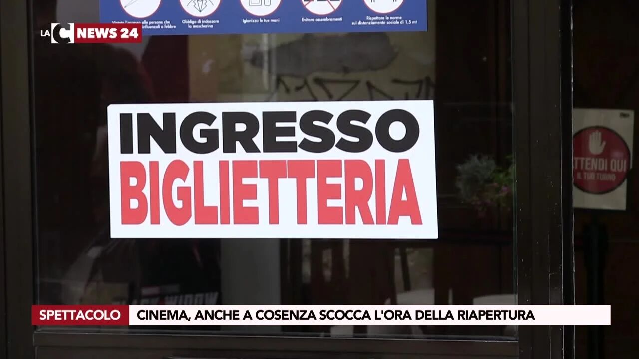 Cinema, anche a Cosenza scocca l'ora della riapertura