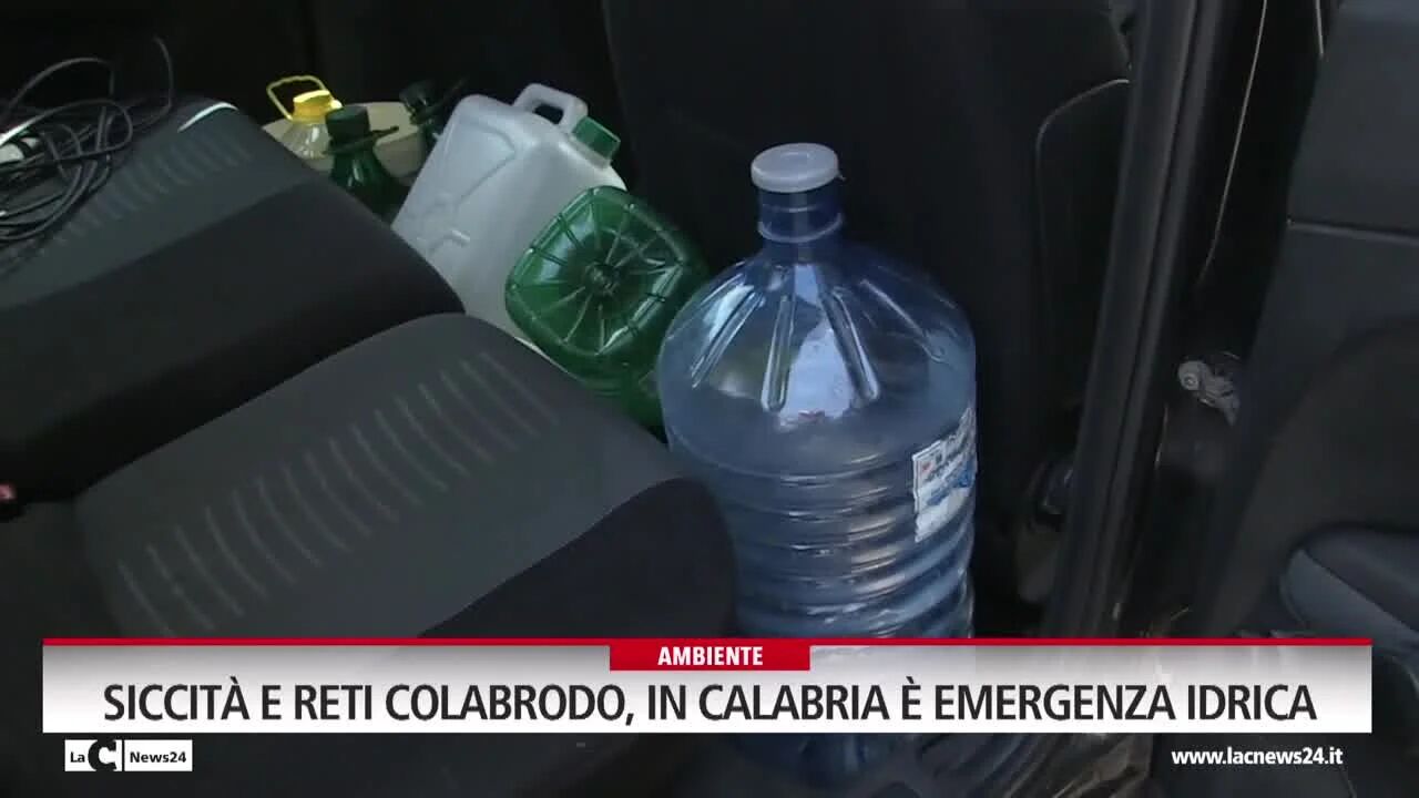 Siccità e reti colabrodo, in Calabria è emergenza idrica