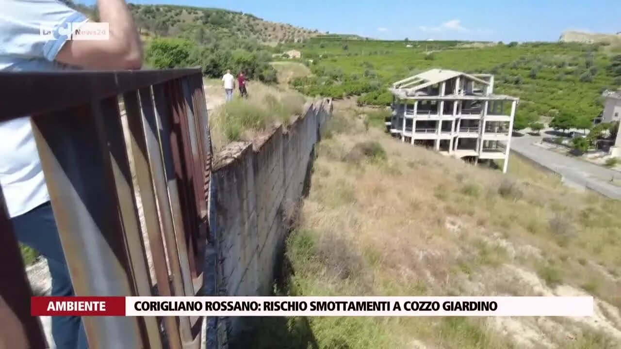 Corigliano Rossano: Cozzo Giardino a rischio smottamento, la protesta dei residenti (VIDEO)