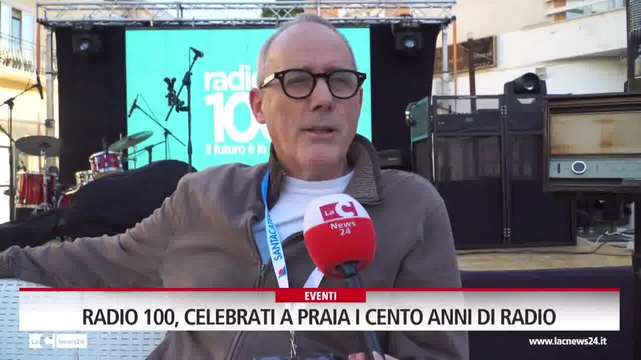 Radio 100, celebrati a praia i cento anni di radio