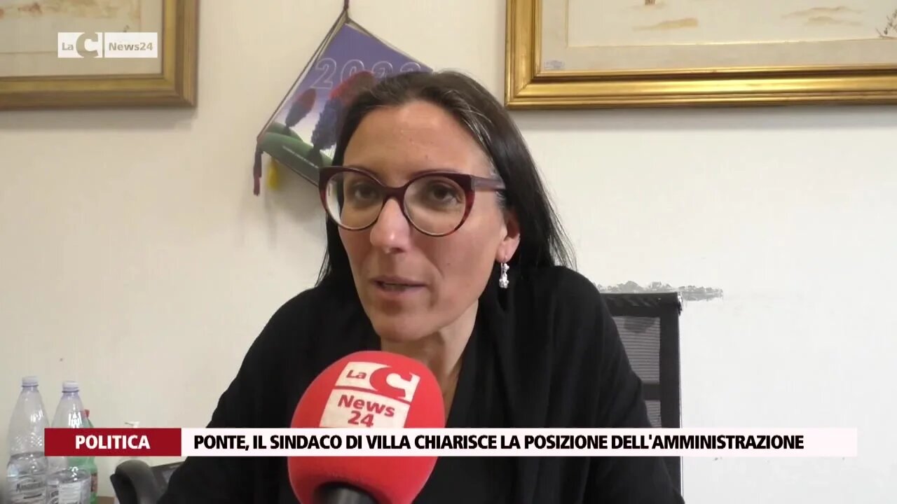 Ponte, il sindaco di Villa chiarisce la posizione dell'amministrazione