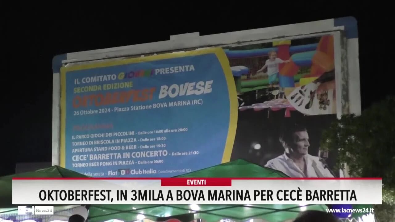 Oktoberfest, in tremila a Bova Marina per Cecè Barretta