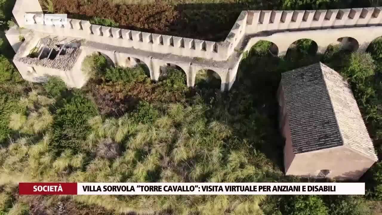 Villa sorvola “Torre cavallo”: visita virtuale per anziani e disabili