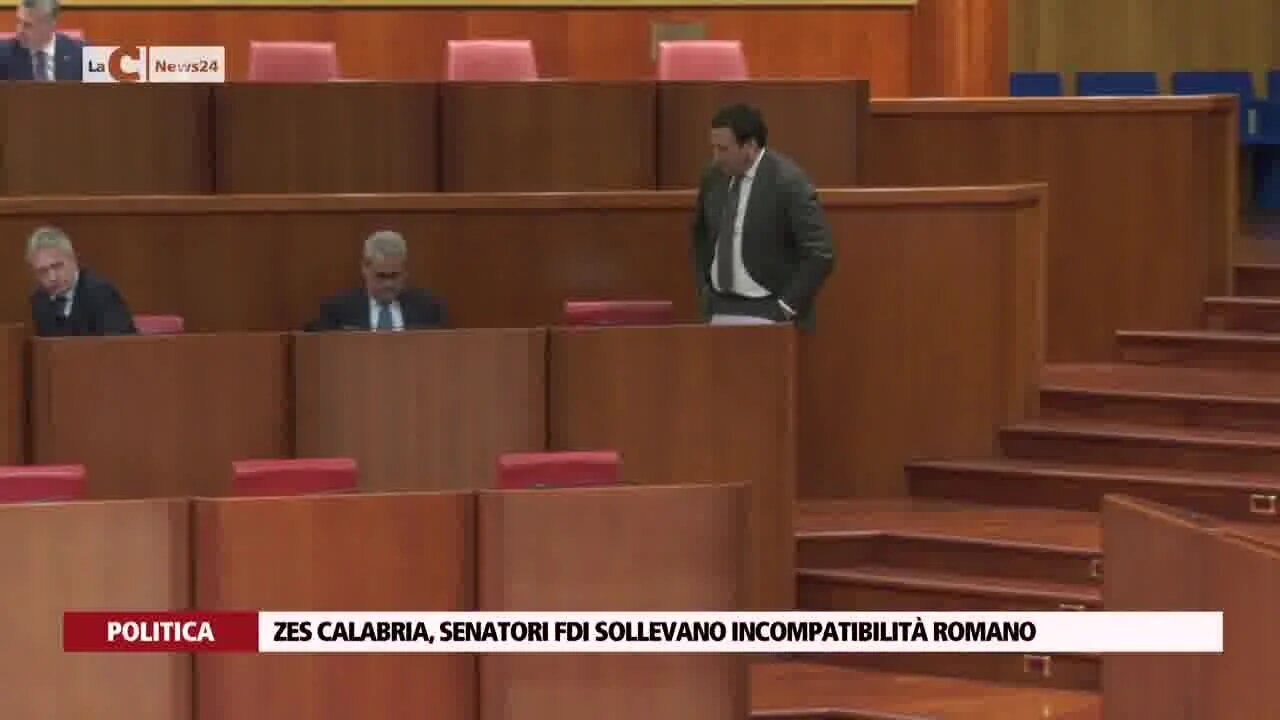 Zes Calabria, senatori FdI sollevano incompatibilità Romano