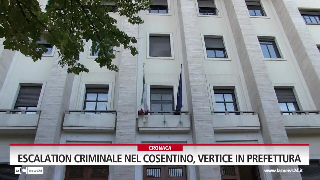 Escalation criminale nel Cosentino, vertice in prefettura