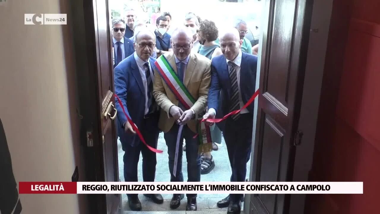 Reggio, riutilizzato socialmente l’immobile confiscato a Campolo