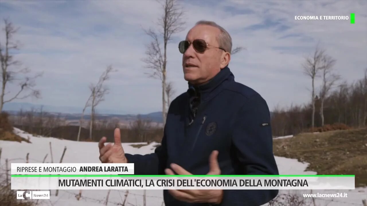 Rubrica Tg Economia e Territorio - Mutamenti climatici, la crisi dell'economia della montagna