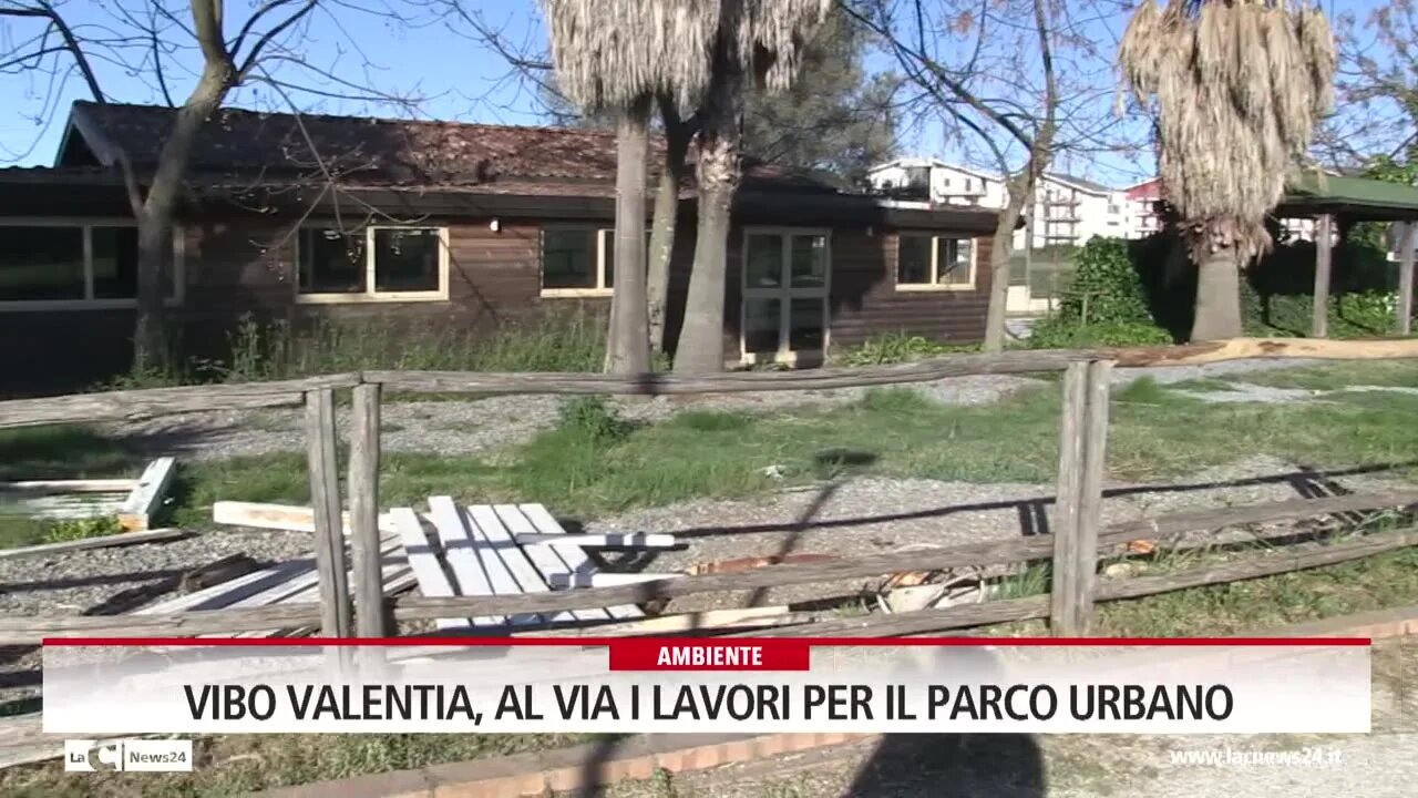 Vibo Valentia, al via i lavori per il parco urbano