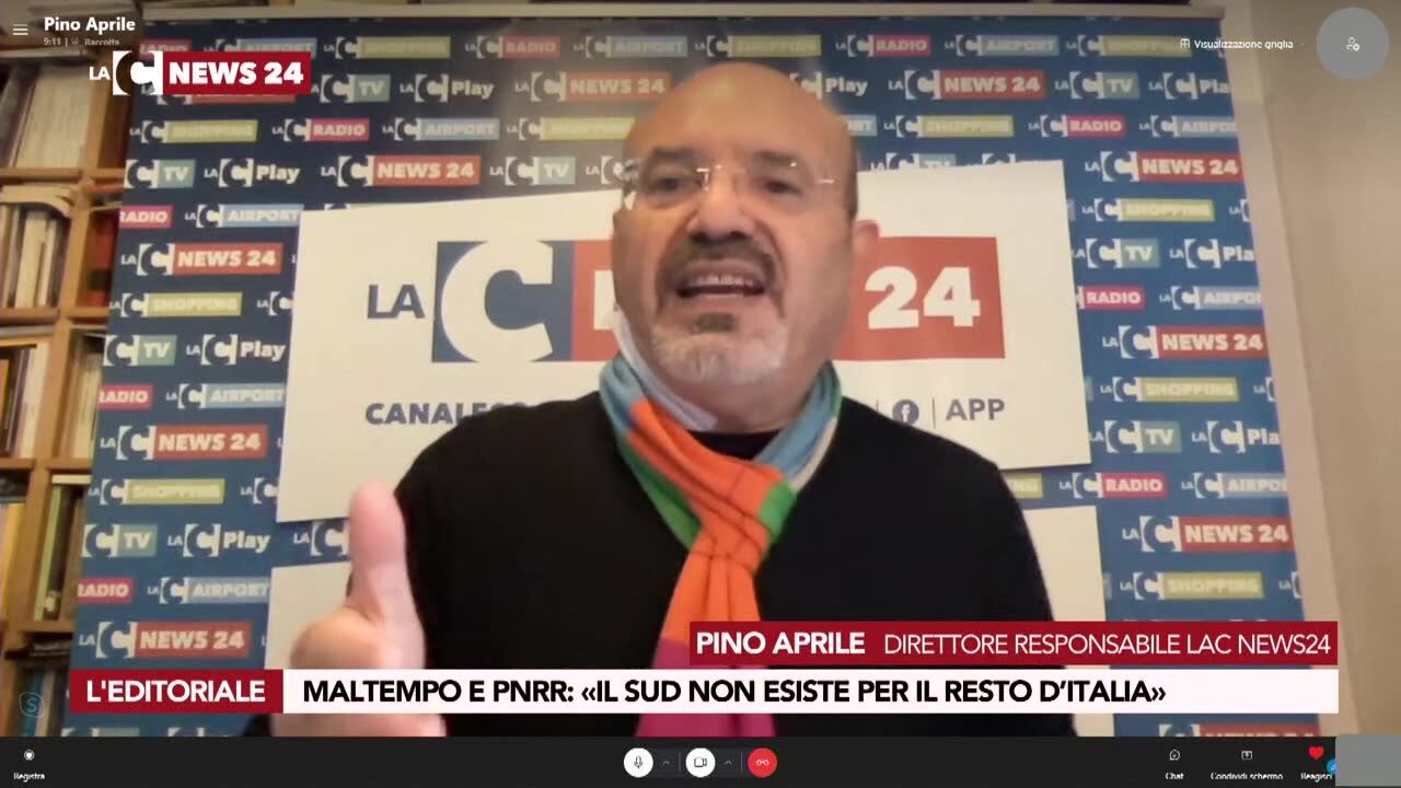 Maltempo e Pnrr, «Il sud non esiste per il resto d’Italia»