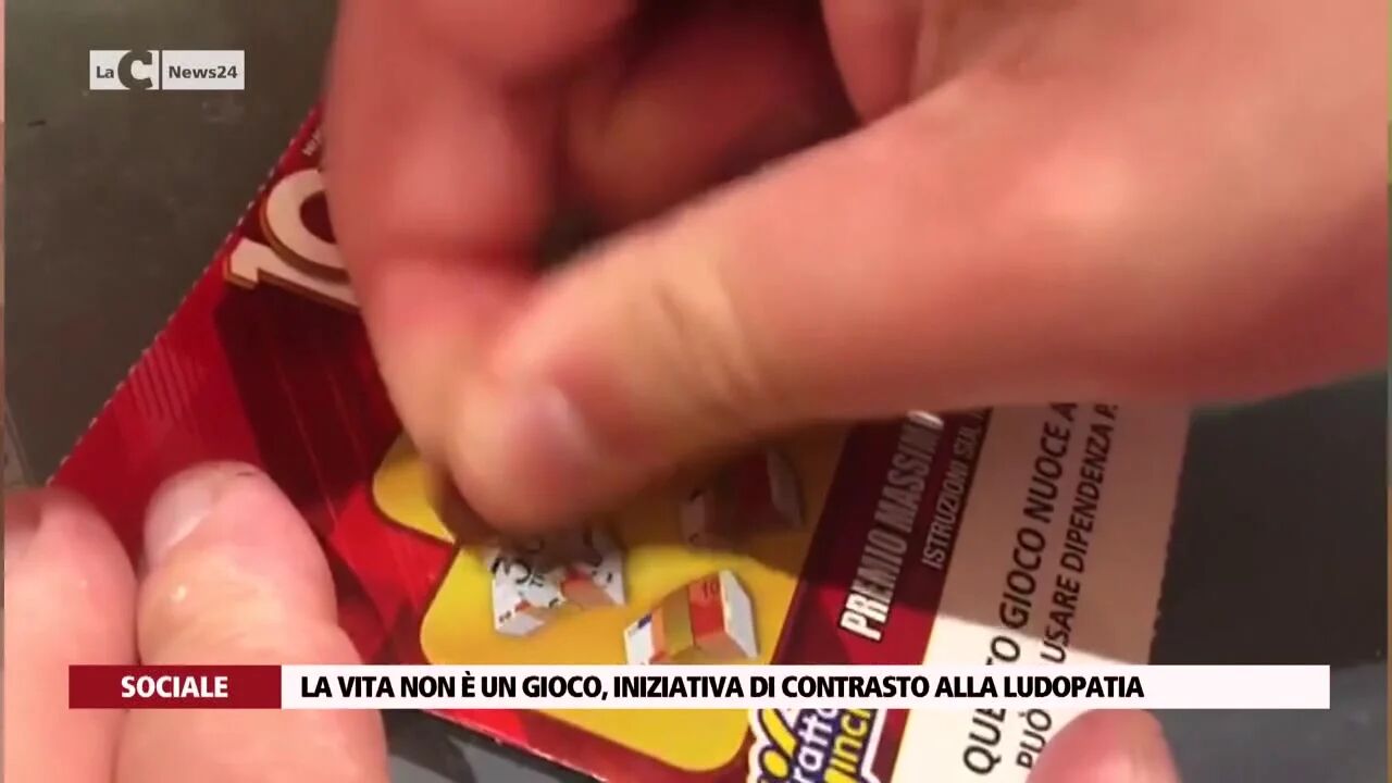 La vita non è un gioco, iniziativa di contrasto alla ludopatia