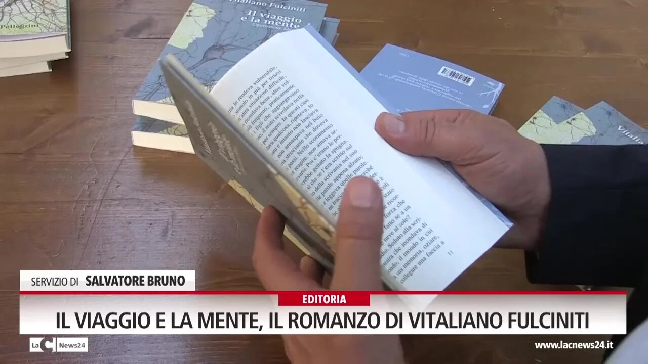Il viaggio e la mente, atmosfere da thriller nel libro del calabrese Vitaliano Fulciniti