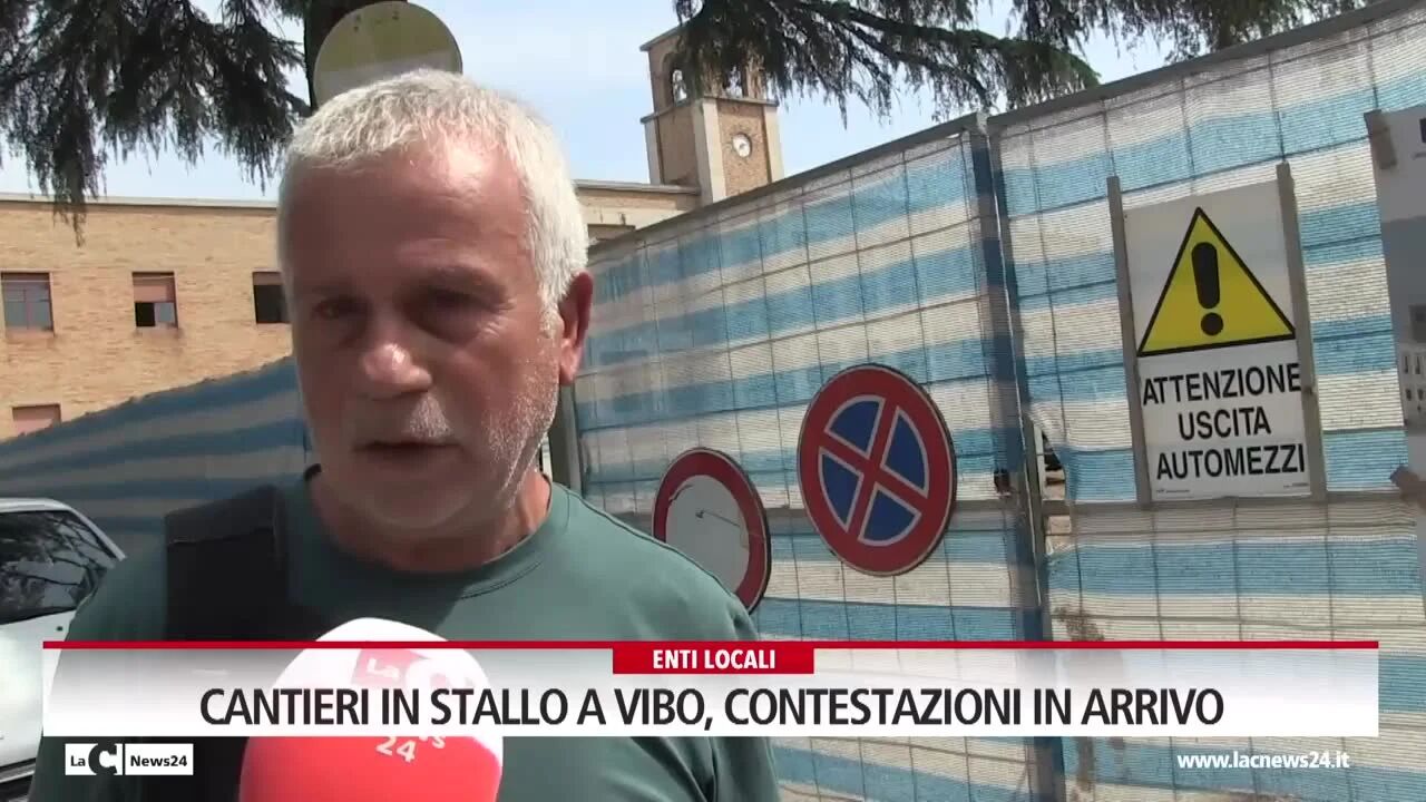 Cantieri in stallo a Vibo, contestazioni in arrivo
